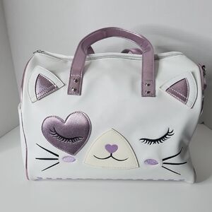 Underonesky Pink Kitty Cat Weekender Travel Bag